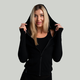 STRIX Ženska dukserica MERINO I Zip Up Black