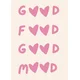 Plakat 30x40 cm za kuhinjo Good Food Good Mood