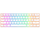 Royal Kludge RK61 RGB Mechanical Keyboard, Red Switch (White)
