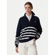 Tommy Jeans Pulover DW0DW22928 Mornarsko modra Regular Fit