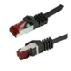 Omrežni kabel Cat6 LAN LogiLink PrimeLine S/FTP RJ45 črne barve 2 m Ethernet