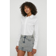 Košulja Calvin Klein za žene, boja: bež, regular, s klasičnim ovratnikom