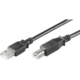 Microconnect USBAB03B 0.3m USB A USB B Black USB cable