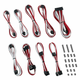 CableMod Classic ModMesh RT-Series Cable Kit ASUS ROG / Seasonic - weiß/rot CM-RTS-CKIT-NKWR-R