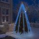 vidaXL Mrežasta svjetla za božićno drvce 250 LED žarulja plava 250 cm