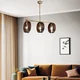 Opviq Luster Manya-52-03, 10x10x5cm, 54-77cm, IP20 Braon-zlatne boje