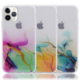 Maska Water Spark za iPhone XR transparent pink-zelena