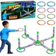 slomart Igra Lean Toys Ringo LED obroči - metanje v cilj, 3 načini luči