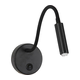 Brilagi - LED prigušiva fleksibilna zidna lampa MAYA 1xG9/4W/230V crna