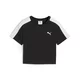 Womens Puma T7 Baby Tee Youth, Black, Size 15-16Y, Shop