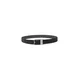 Calvin Klein Jeans FACETED BUCKLE 35MM ADJ/REV LV04D7010G Črna