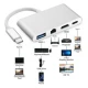 Adapter Type C na RJ45 (LAN) HDMI USB 3.0 4u1 JWD-TC08