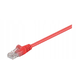 MicroConnect U/UTP CAT5e 0,25 m rdeč PVC