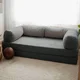 Atelier del Sofa Trosed na razvlačenje Nook, 100x200x70cm, Tamnosivi