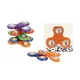 shumee ROČNI FIDGET SPINNER Z BLEŠČICAMI PROZOREN