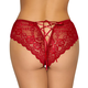 Cottelli Panty Crotchless with Floral Lace 2310970 Red M