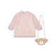Mayoral Pletena obleka 2919 Roza Regular Fit