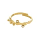 Pilgrim Prstan LULU zlata/biserno bela