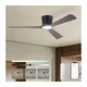 ZEVENTI - LED Plafonski ventilator AUREX LED/24W/230V Wi-Fi Tuya crna/orah + daljinski upravljač