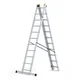 MULTISYSTEM Merdevine aluminijum trodelne 3x11 gazišta ms