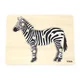 Atlas Lesena Montessori sestavljanka - zebra