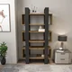 Hanah Home Polica za knjige Reina, 80x150x29.5 cm, Orah-antracit