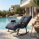 Atelier del Sofa Baštenska stolica za ljuljanje, Antracit