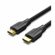 Vention Cotton Braided 8K Ultra High Speed HDMI Cable 2M Black