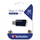 MEMORIJA USB 32GB 3.0 STORENCLICK VERBATIM 49307 CRNI BLISTER