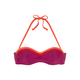 s.Oliver Bikini zgornji del Yella oranžna / roza / rdeča
