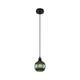 Globo 15638G - Luster na sajli ZUMBA 1xE27/25W/230V prečnik 15 cm zelena