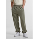 Mens basic sweatpants Fluffy light olive