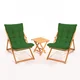 Hanah Home MY005 Green Baštenski set stolice i stočić