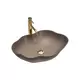 REA-U0629 - Umivalnik na pult PEARL 38x50,5 cm keramika/rjava