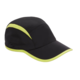 Kapa za tenis Lacoste Jockey Cap with Contrast Cutouts - black/yellow