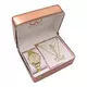 Lantana, poklon set, ručni sat i ogrlica, zlatna ( 505051 )