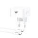 Moxom Kućni punjač MX-HC307 40W Type C na Lightning, Beli