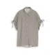 TOM TAILOR Bluza rjava / bela