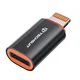 OTG adapter Techsuit HyperPort A3 USB-C v Lightning PD20W - oranžen