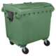 Gogić Plast Kontejner za smeće sa ravnim poklopcem, 1100L, Zeleni