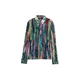 Desigual Bluza petrol/jelka/korala/fuksija