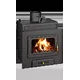 PRITY MV18 Kamin za etažno grejanje, 5.1 kW, Crni