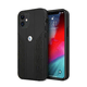 Bmw BMW Leather Curve Perforate - Ohišje za iPhone 12 mini (črno)