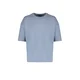 Trendyol Gray Basic 100% Cotton Crew Neck Oversize/Wide-Fit Short Sleeve T-Shirt