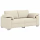 Sofa za dvije osobe Bež 180 cm Platnasta tkanina