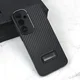 Torbica Carbon Stripe za Samsung S926B Galaxy S24 Plus crna