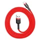 Baseus Cafule Cable USB Lightning 2A 3m (Red) (6953156296299)