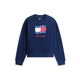 Tommy Jeans Majica mornarska/rdeča/bela