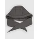 24 Colours 130815 Knitted Hood Scarf gray
