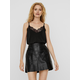 VERO MODA Top VMANA S/L LACE TOP NOOS, črna